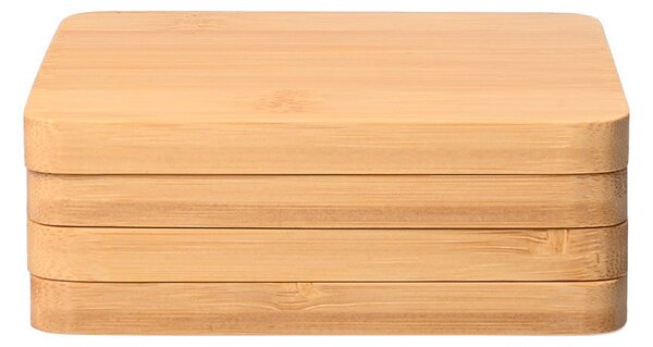 Σουβέρ (Σετ 4τμχ) Estia Bamboo Essentials 01-19723