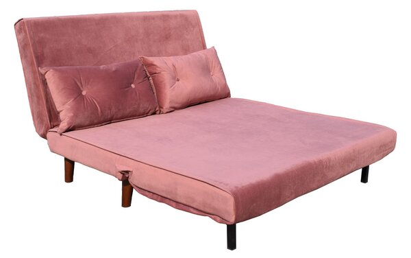 FALCON ΚΑΝΑΠΕΣ ΚΡΕΒΑΤΙ 2ΘΕΣΙΟΣ ΑΝΑΔΙΠΛΟΥΜΕΝΟΣ DUSTY PINK 121x90xH80cm