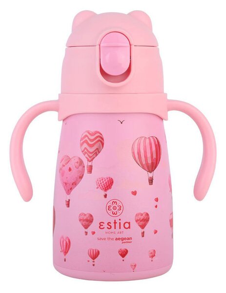 Παγούρι - Θερμός 300ml Με Καλαμάκι Estia Save The Aegean Love Ascend 01-33231
