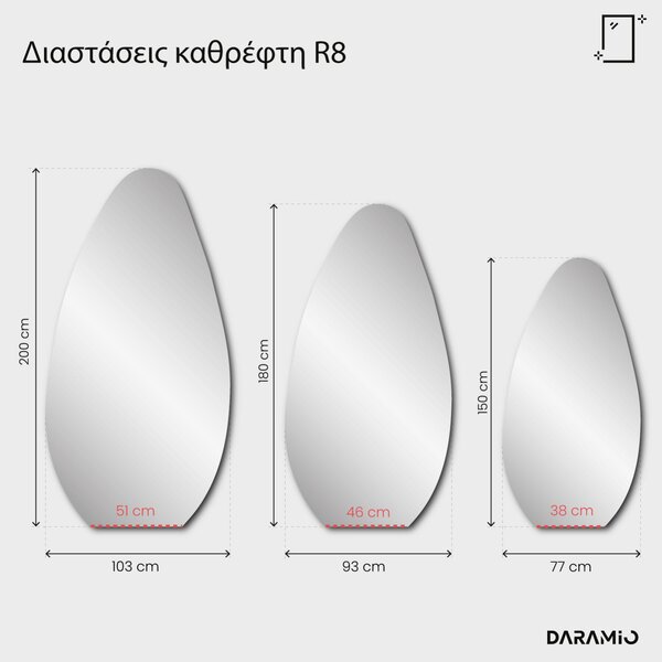 Καθρέφτης Pure R8
