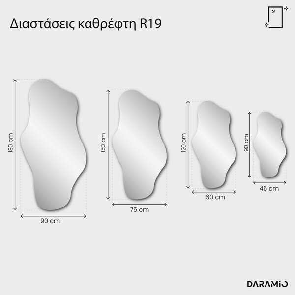 Καθρέφτης Pure με φάσα R19