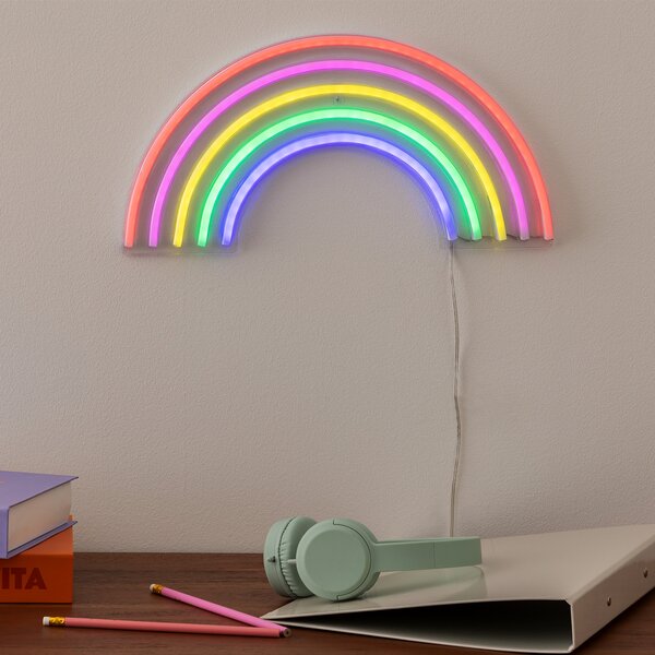 Διακοσμητικό Φωτιστικό Τοίχου LED Με USB A-S Rainbow 205959