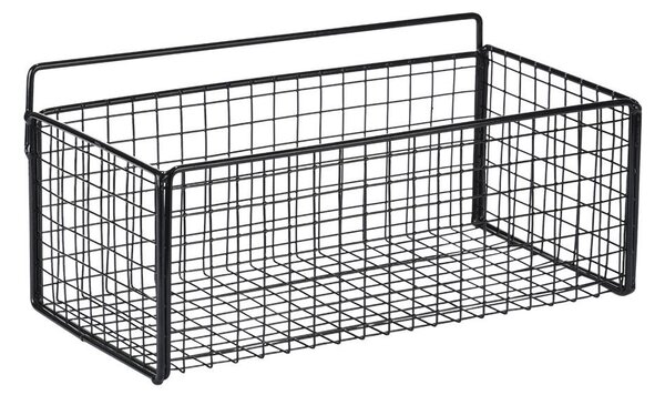 Κρεμαστό Καλάθι Αποθήκευσης (36x15x13) Estia Cage Μαύρο 02-28251