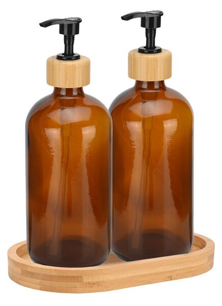 Δοχεία Υγρού Πιάτων Με Βάση (Σετ 3τμχ) Estia Bamboo Essentials 02-28800