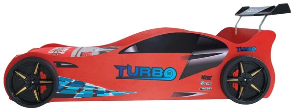 Κρεβάτι παιδικό Turbo-Κόκκινο - 109.00Χ215.00Χ73.00cm