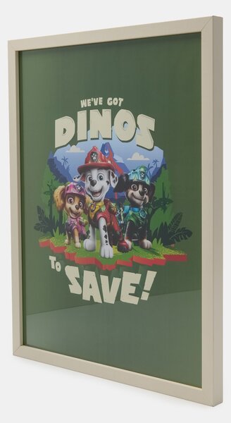 Sinsay - Αφίσα με κορνίζα PAW Patrol Dino Movie - πολυχρωμο
