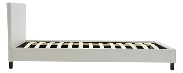 Κρεβάτι μονό 100x200 cm Nevil 141 Λευκό ματ