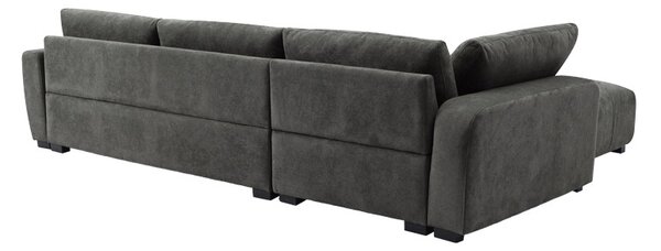 Δεξιός Γωνιακός Καναπές Gianco, Pako World, Ύφασμα, Γκρι, 298x208x85 cm