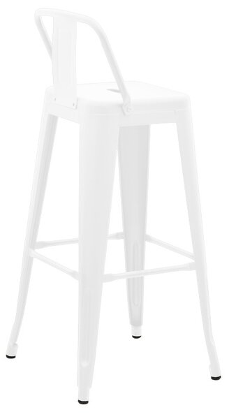 Σκαμπό μπαρ ajustabil Utopia Λευκό 42x42x97 cm
