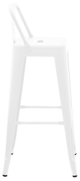 Σκαμπό μπαρ ajustabil Utopia Λευκό 42x42x97 cm