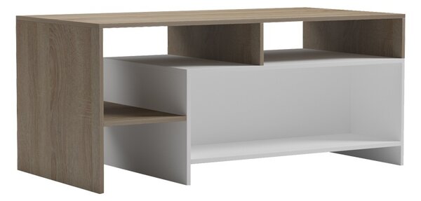 Τραπεζάκι σαλονιού, Consa, Δρυς, 120x60x52.8 cm