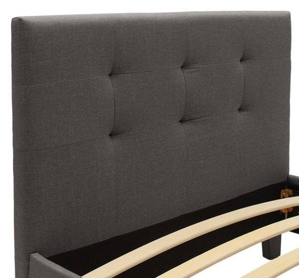 Κρεβάτι μονό 100x200 cm Mago 9912 Σκούρο Γκρι