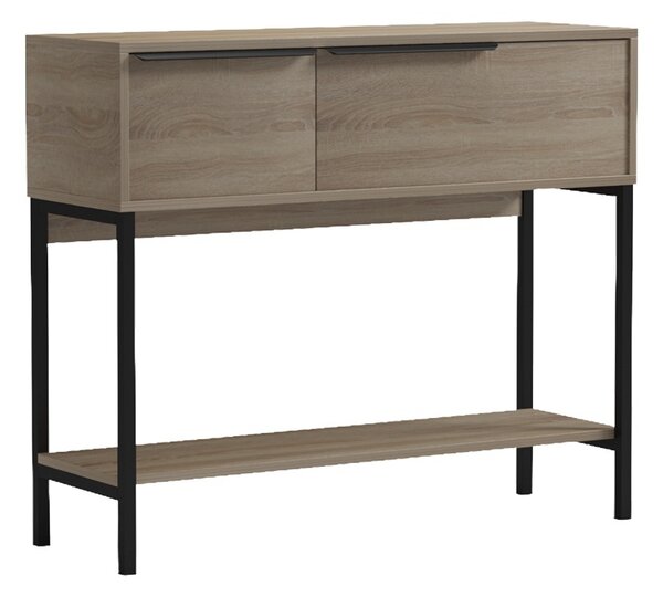 Κονσόλα Nordic, Μαύρη, 29.5x90x76 cm