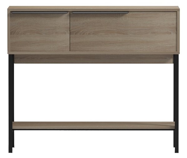 Κονσόλα Nordic, Μαύρη, 29.5x90x76 cm
