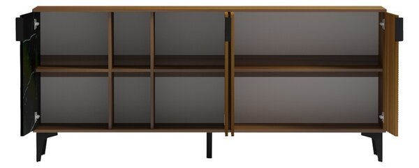 Συρταριέρα Riba, Καρυδί, 40x180x78 cm