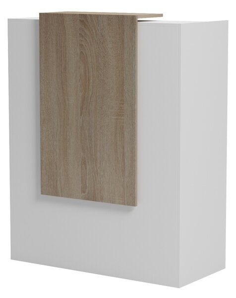 Γραφείο υποδοχής Zowel, Λευκό, 40x90x110 cm
