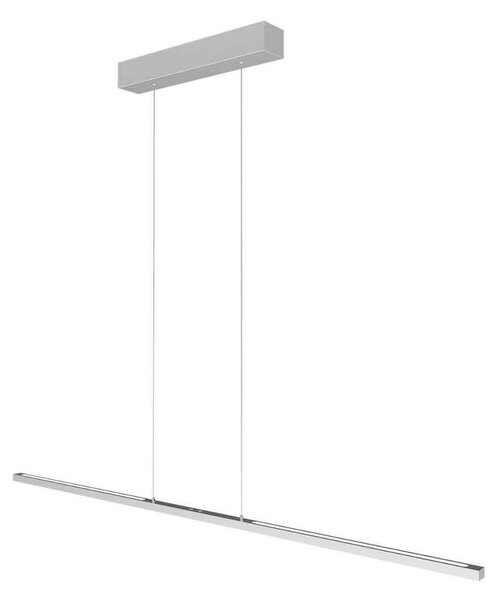 Steinhauer Κρεμαστό φωτιστικό LED Bande, 150 cm, up/down, χάλυβας, CCT, ρυθμιστής έντασης, ρυθμιζόμενος, Μεταλλικό, Σαλόνι / τραπεζαρία, Μέταλλο, σύγχρονο