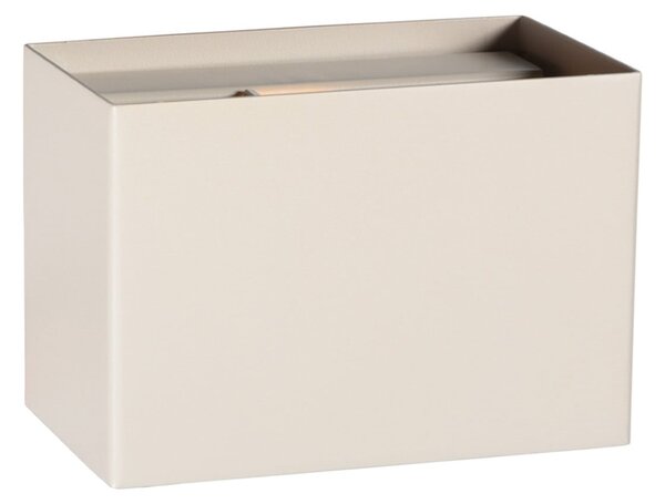 Steinhauer Φωτιστικό τοίχου Muro 3365, κρεμ, γωνιακό, G9, 2.700 K, ρυθμιζόμενος, Μπεζ, Σαλόνι / τραπεζαρία, Μέταλλο, σύγχρονο, Πρίζα τοίχου πάνω/κάτω