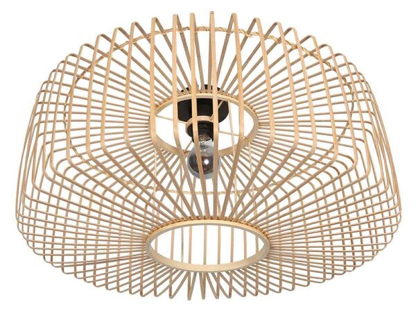 Steinhauer Φωτιστικό οροφής Bloeba, Ø 60 cm, ξύλο, φυσικό, E27, ρυθμιζόμενος, Ξύλου, Σαλόνι / τραπεζαρία, Μπαμπού, Σκανδιναβικό