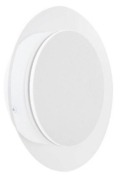 Steinhauer Φωτιστικό τοίχου LED Lido, λευκό, μέταλλο, 2.700 K, ρυθμιζόμενος, Λευκό, Σαλόνι / τραπεζαρία, Μέταλλο