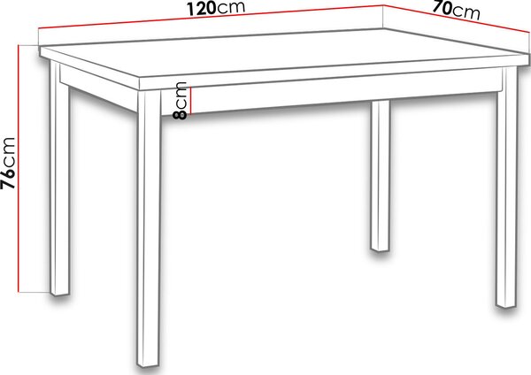 Τραπέζι Min III - Karudi - 120.00Χ70.00Χ78.00cm