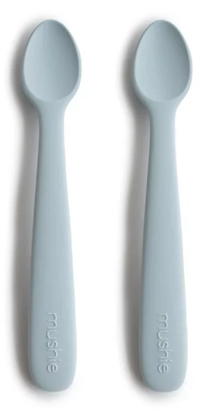 Κουτάλια Φαγητού (Σετ 2τμχ) Mushie Powder Blue 66-2360228