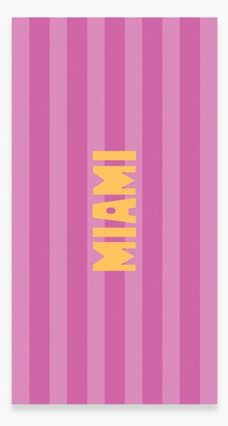 Πετσέτα Θαλάσσης (80x160) Nef-Nef Homeware Miami Mauve