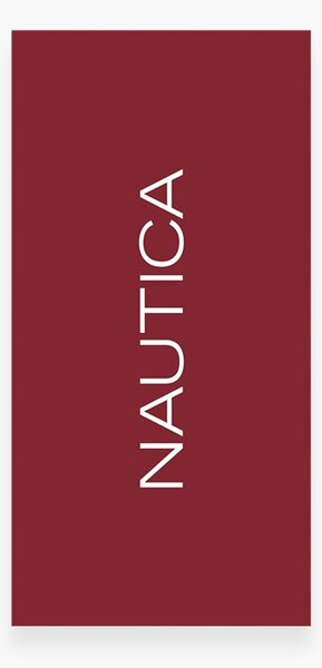 Πετσέτα Θαλάσσης (80x160) Nautica By Nef-Nef Homeware Logo Red