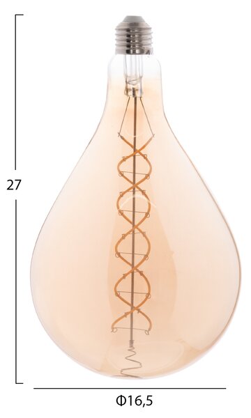 ΛΑΜΠΤΗΡΑΣ LED FILAMENT 8W E27 3000K TEA COLOR DIMMABLE HM4052.02