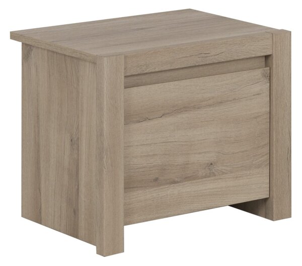 Ethan Κομοδίνο με 1 πόρτα 49x36x40εκ. Light Kronberg Oak