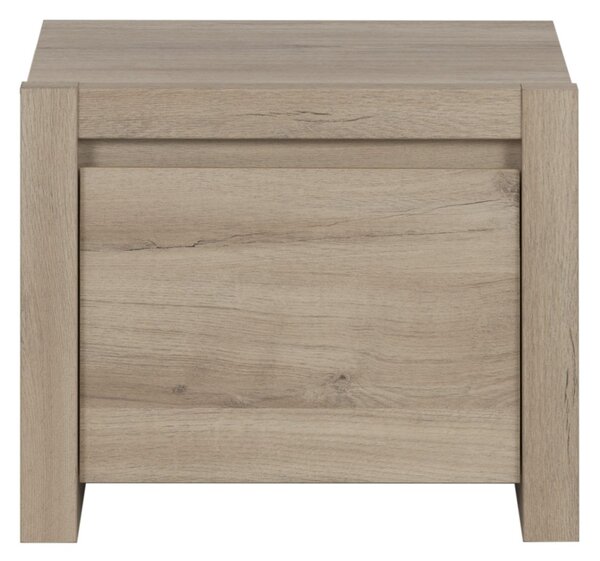 Ethan Κομοδίνο με 1 πόρτα 49x36x40εκ. Light Kronberg Oak