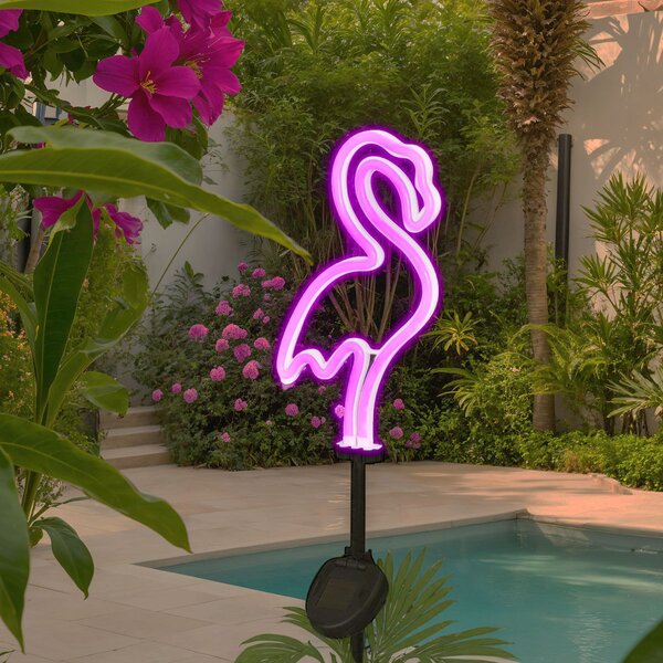 Ηλιακό Φωτιστικό Καρφωτό A-S Ludi 210379 Flamingo