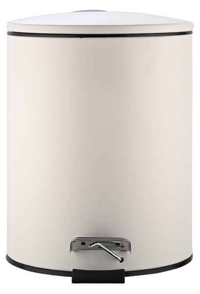 Κάδος Απορριμμάτων Μπάνιου (Φ20x28) Homely 5lt Classic White Matt 02-3746