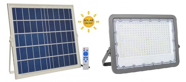 Ηλιακός Προβολέας Led Εξωτερικού Χώρου Solar Light 200W UNIVERSO με τηλεχειριστήριο IP65 2000 Lumens - ILEKTR2314