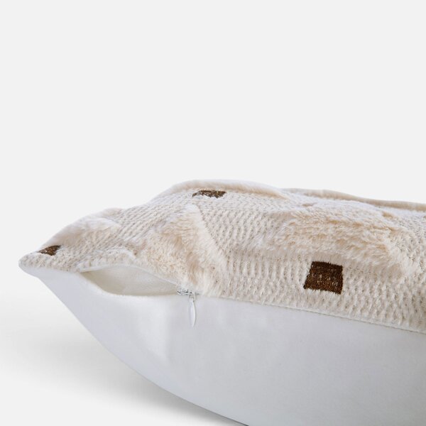 Χριστουγεννιάτικο Μαξιλάρι (40x40) Nef-Nef Homeware Christmas Firs Ecru