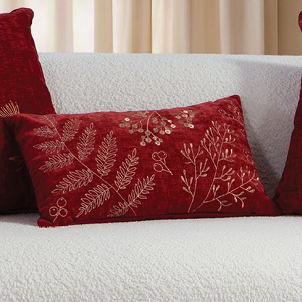 Χριστουγεννιάτικο Μαξιλάρι (30x50) Nef-Nef Homeware Christmas Leaves