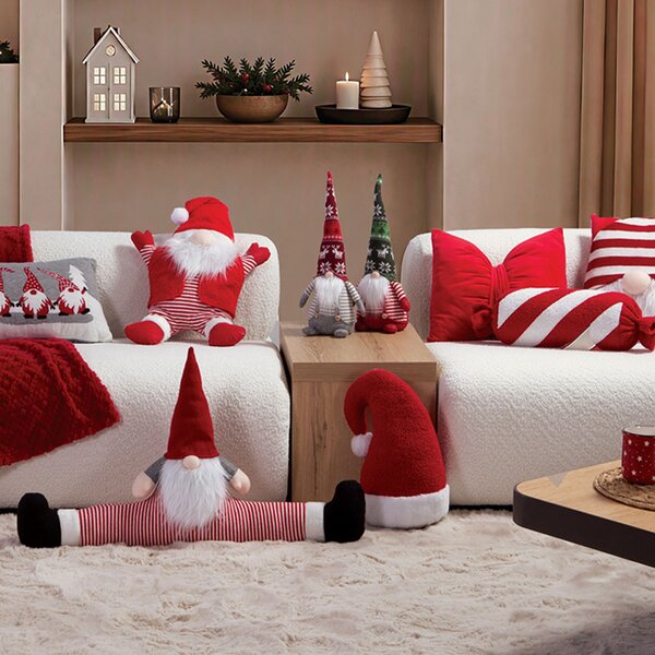 Χριστουγεννιάτικο Μαξιλάρι 35εκ.Υ Nef-Nef Homeware Christmas Cap
