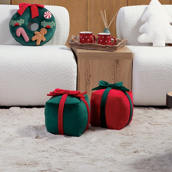 Χριστουγεννιάτικο Στοπ Πόρτας Nef-Nef Homeware Christmas Gift Green