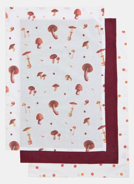Sinsay - Σετ με 3 πετσέτες κουζίνας - πολυχρωμο
