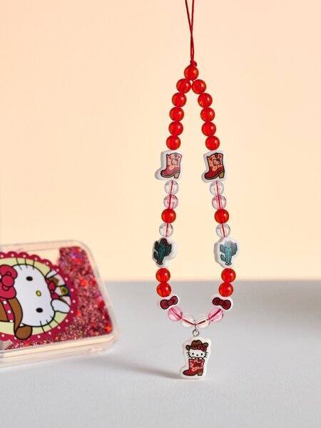Sinsay - Κρεμαστό τηλέφωνο με μοτίβο καουμπόι Hello Kitty - κοκκινο