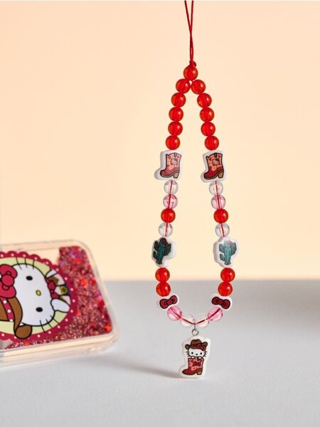 Sinsay - Κρεμαστό τηλέφωνο με μοτίβο καουμπόι Hello Kitty - κοκκινο