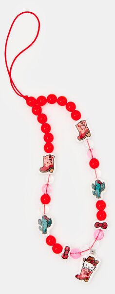 Sinsay - Κρεμαστό τηλέφωνο με μοτίβο καουμπόι Hello Kitty - κοκκινο
