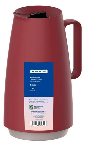 Θερμός Κανάτα 500ml Μπορντώ Exata Tramontina TR61636056