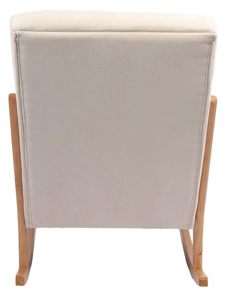 Κουνιστή Πολυθρόνα Edeldy Λευκό 102x66x99 cm