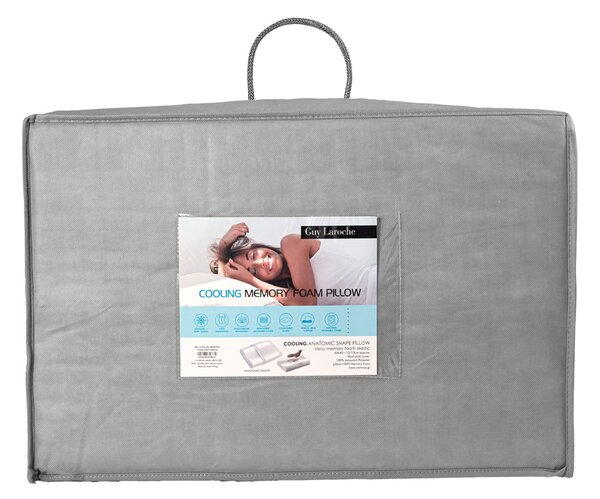 ΜΑΞΙΛΑΡΙΑ ΥΠΝΟΥ COOLING MEMORY FOAM ANATOMICAL 60x40+12 10 - Guy Laroche