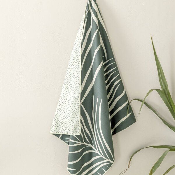 Πετσέτα Θαλάσσης Microfiber (80x160) 2 Όψεων Nima Botanical