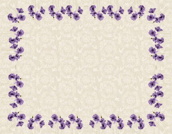 Τραπεζομάντηλο 11 Purple 145X145 - Saint Clair