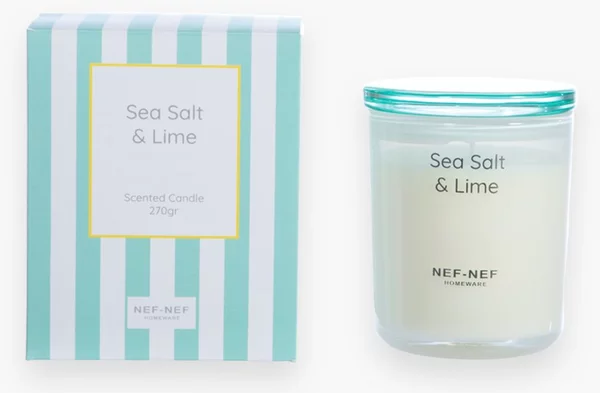 Κερί Αρωματικό 270ml Nef-Nef Homeware Sea Salt & Lime