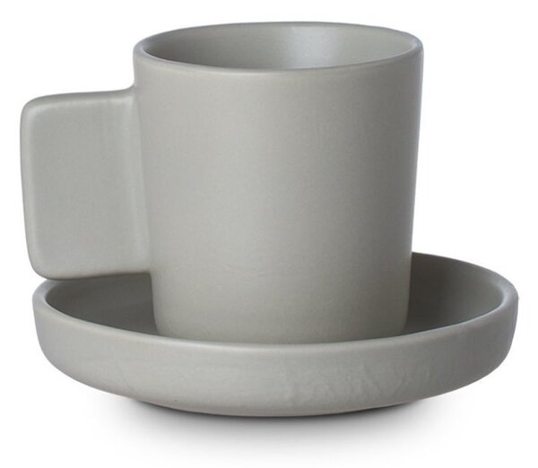 Φλυτζάνι Espresso 90ml + Πιατάκι Estia Fine Grind Beige 07-35518