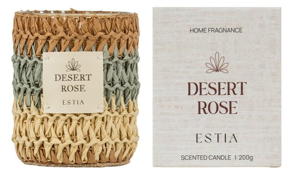 Κερί Αρωματικό 200gr Estia Desert Rose 04-41281